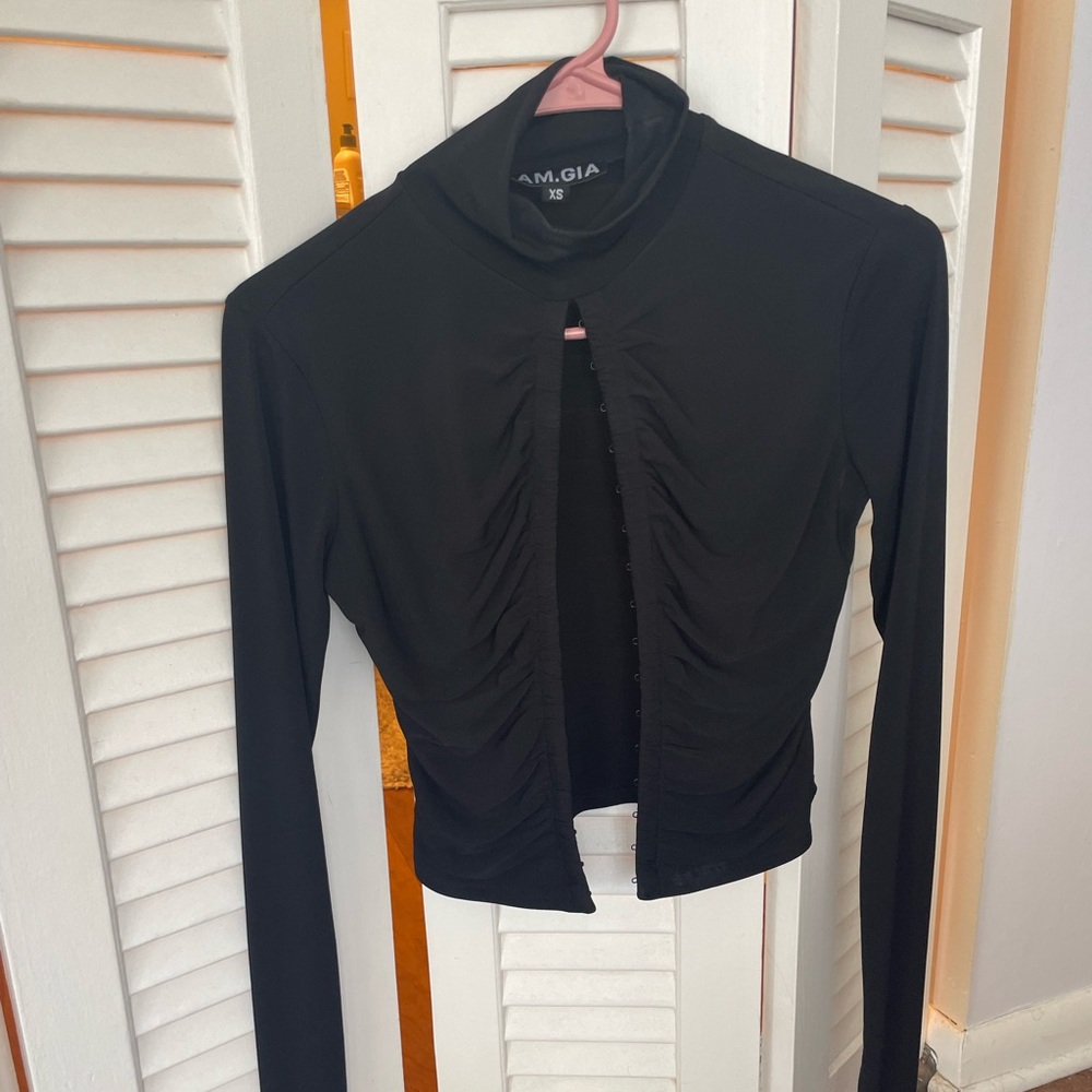 I.AM.GIA Clip in long sleeve body con shirt